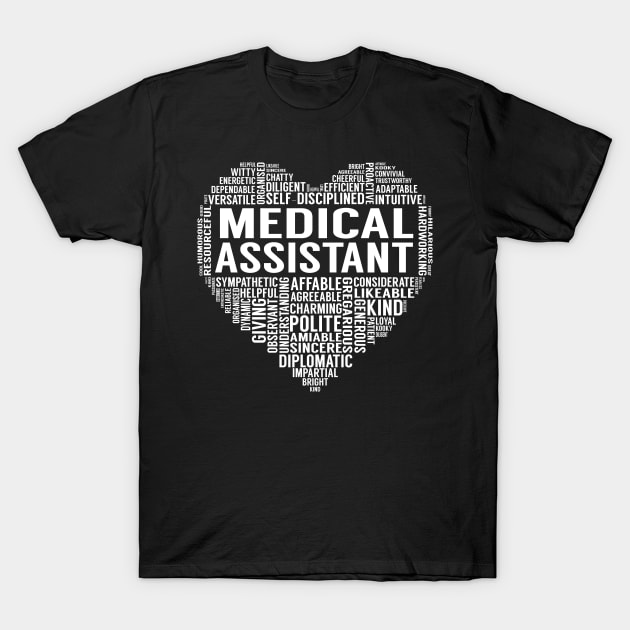 Medical Assistant Heart T-Shirt by LotusTee